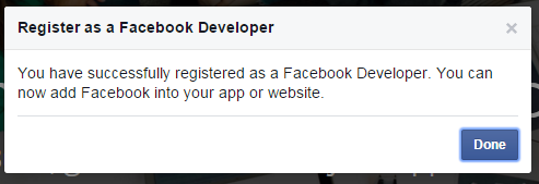 Register as Developer