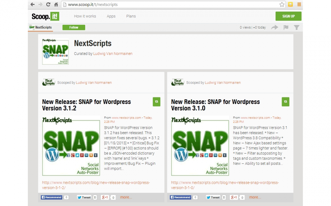 New Release: SNAP for WordPress Version 3.2