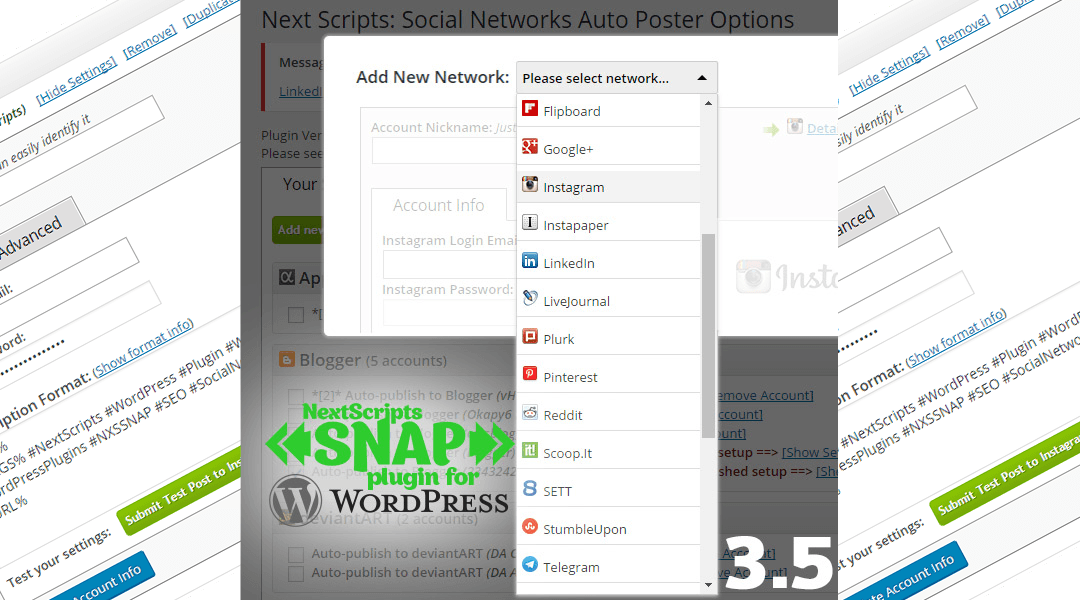 New Strategy and SNAP for WordPress Version 3.5