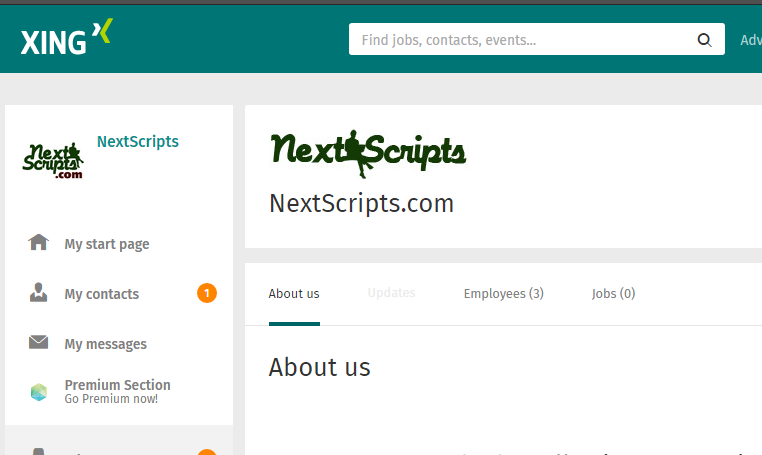 XING Autoposting – New NextScripts Premium API