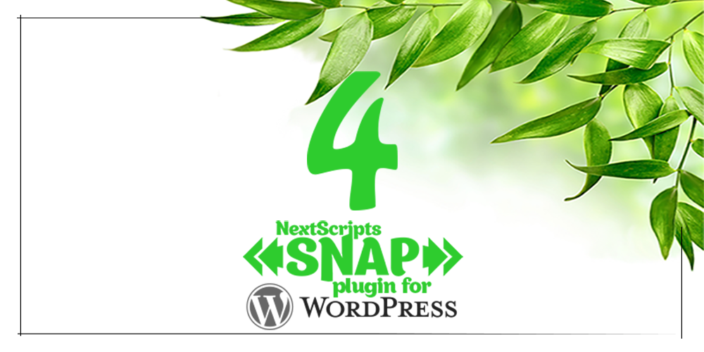 SNAP WordPress Plugin Version 4 Beta 1